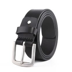 Alternative view of Top Grain Leather Single Prong Buckle Belt LA2088