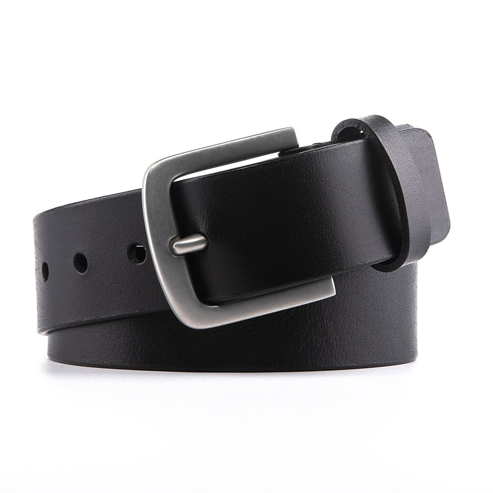 Top Grain Leather Single Prong Buckle Belt LA2088 - Image 4
