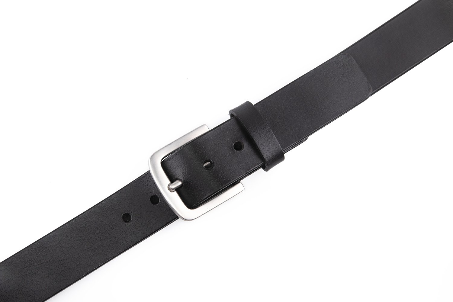 Top Grain Leather Single Prong Buckle Belt LA2088 - Image 6