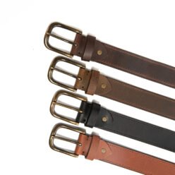 Alternative view of Genuine Leather Single Prong Buckle Belt LA2090
