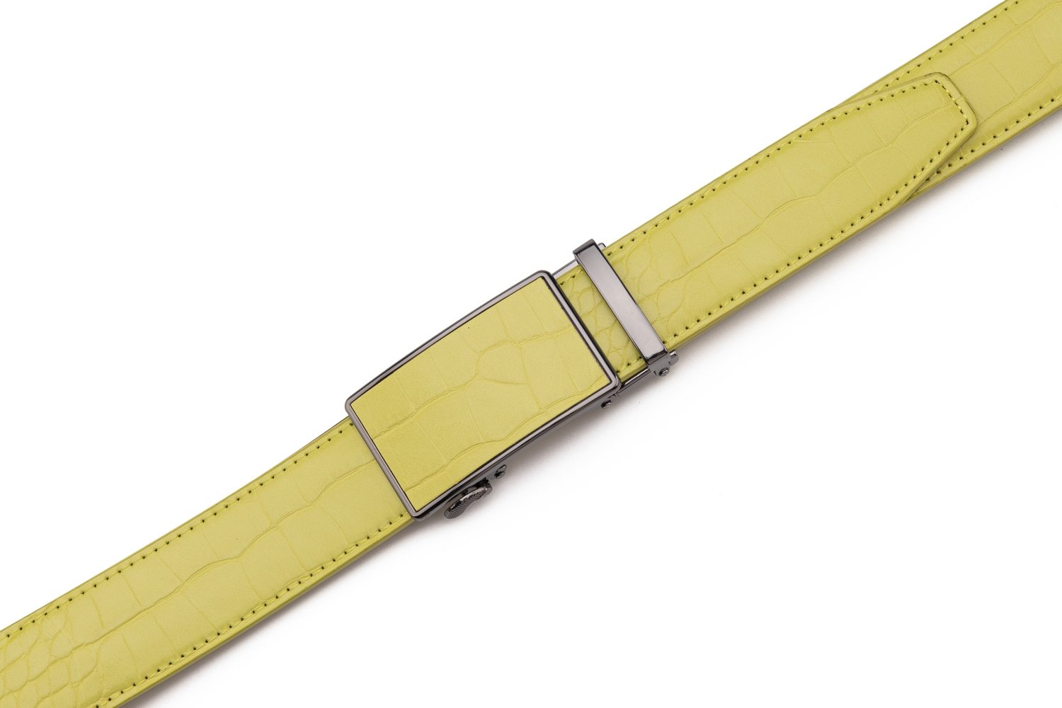 Croc‑Embossed Leather Ratchet Belt LA2091C - Image 13