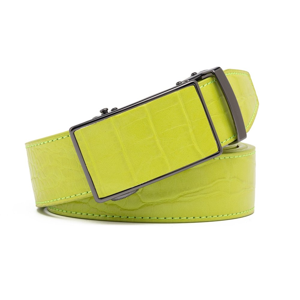 Croc‑Embossed Leather Ratchet Belt LA2091C - Image 19