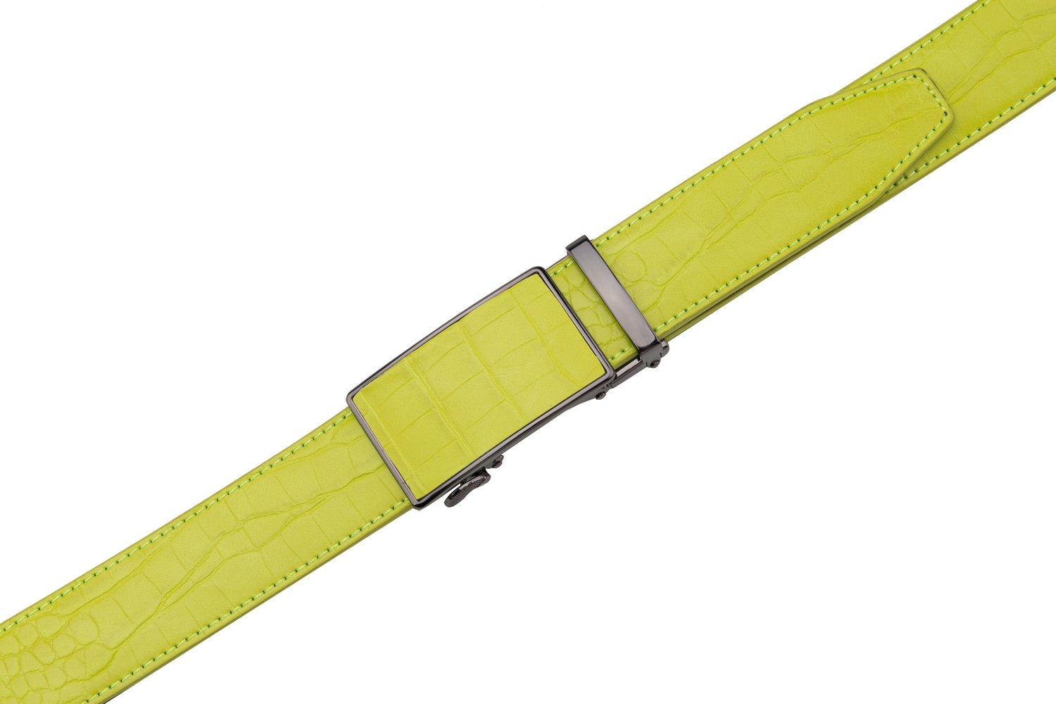 Croc‑Embossed Leather Ratchet Belt LA2091C - Image 21