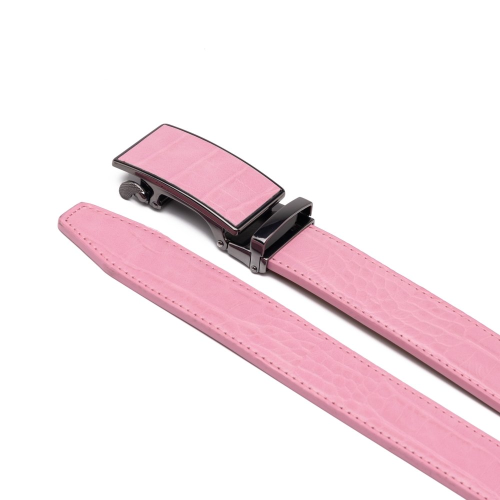 Croc‑Embossed Leather Ratchet Belt LA2091C - Image 28