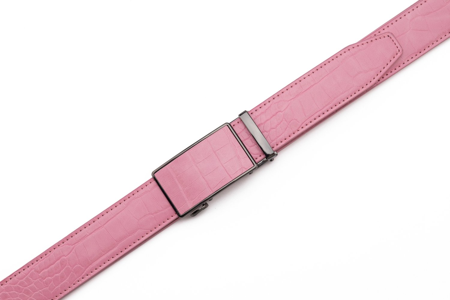 Croc‑Embossed Leather Ratchet Belt LA2091C - Image 29