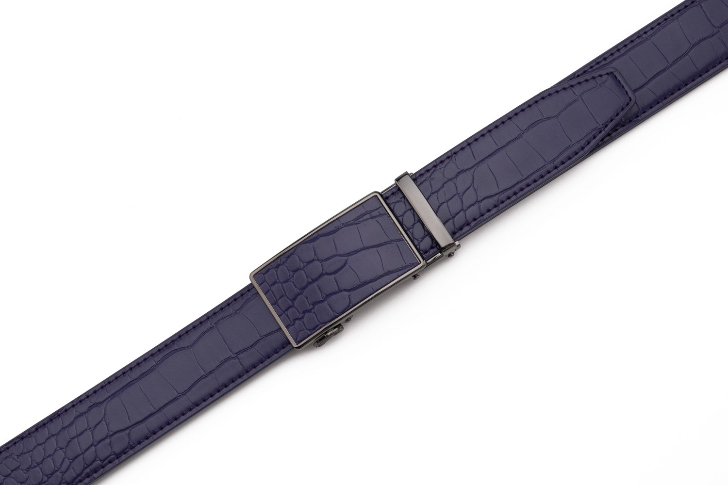 Croc‑Embossed Leather Ratchet Belt LA2091C - Image 33