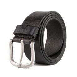 Genuine Leather Single Prong Buckle Belt LA2095