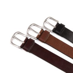 Alternative view of Genuine Leather Single Prong Buckle Belt LA2095