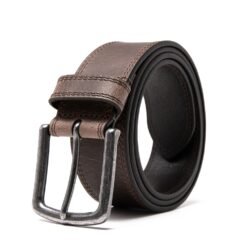 Genuine Leather Single Prong Buckle Belt LA2097