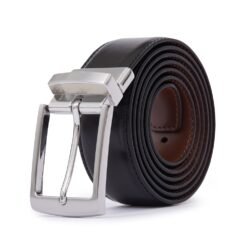 Reversible Genuine Leather Single Pin Buckle Belt LA2099R