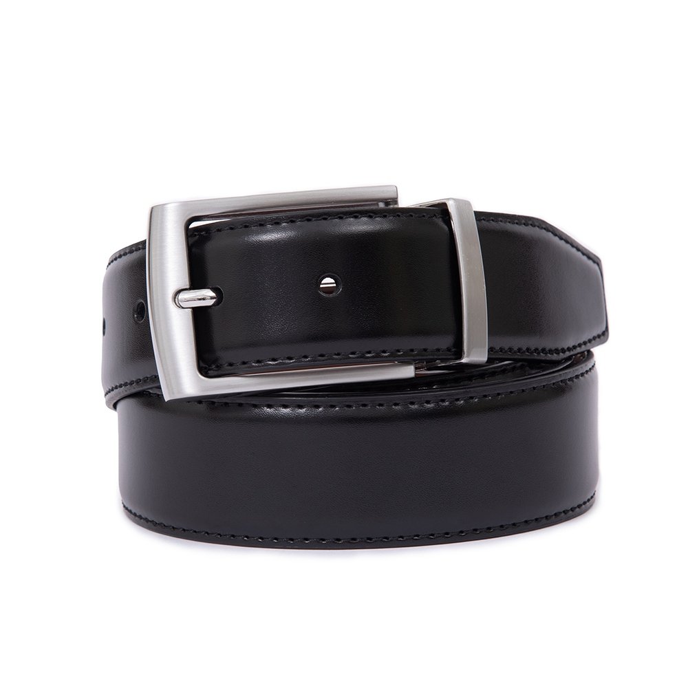 Reversible Genuine Leather Single Pin Buckle Belt LA2099R - Image 4