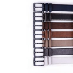 Alternative view of PU Leather Single Prong Buckle Belt LA3001