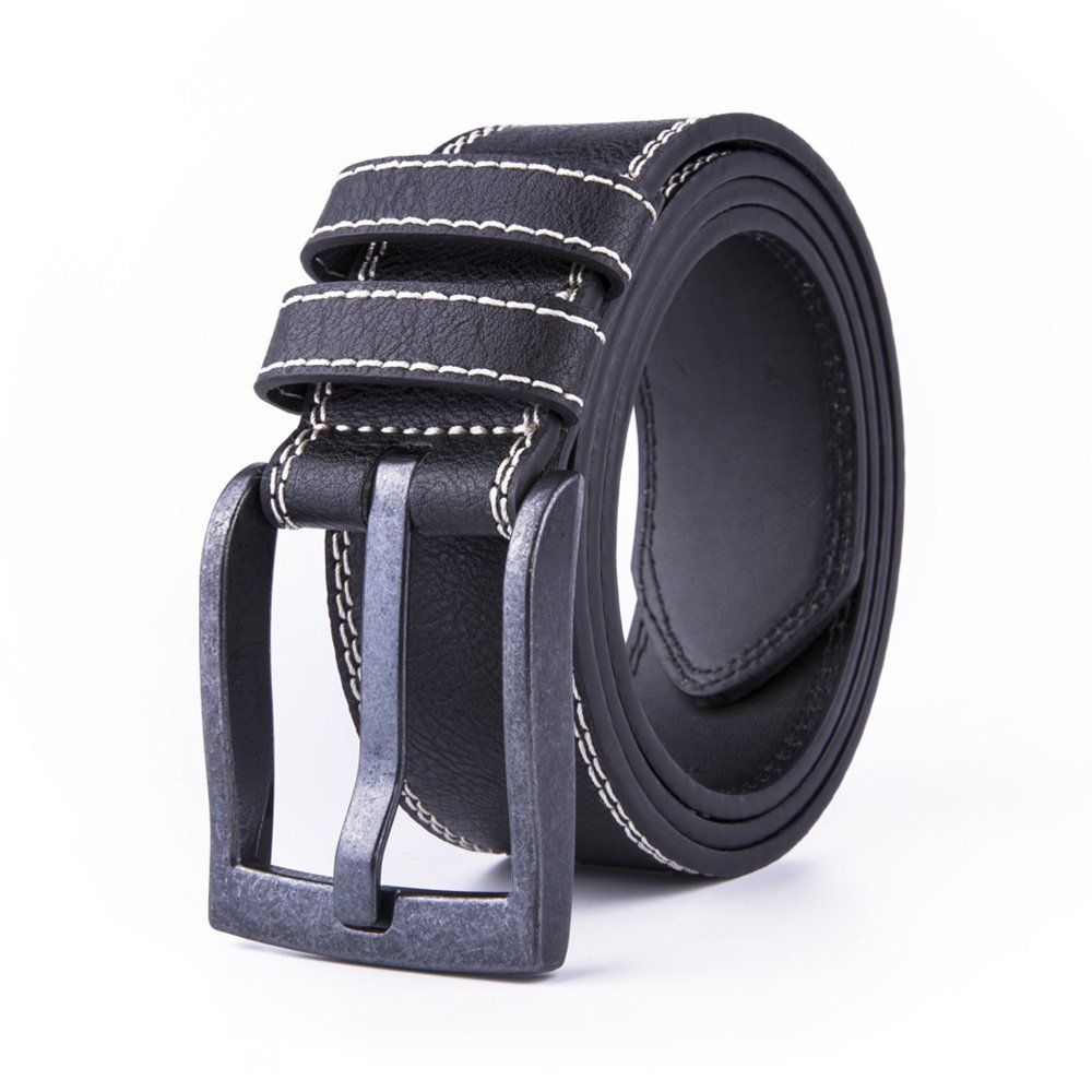 PU Leather Single Prong Buckle Belt LA3001