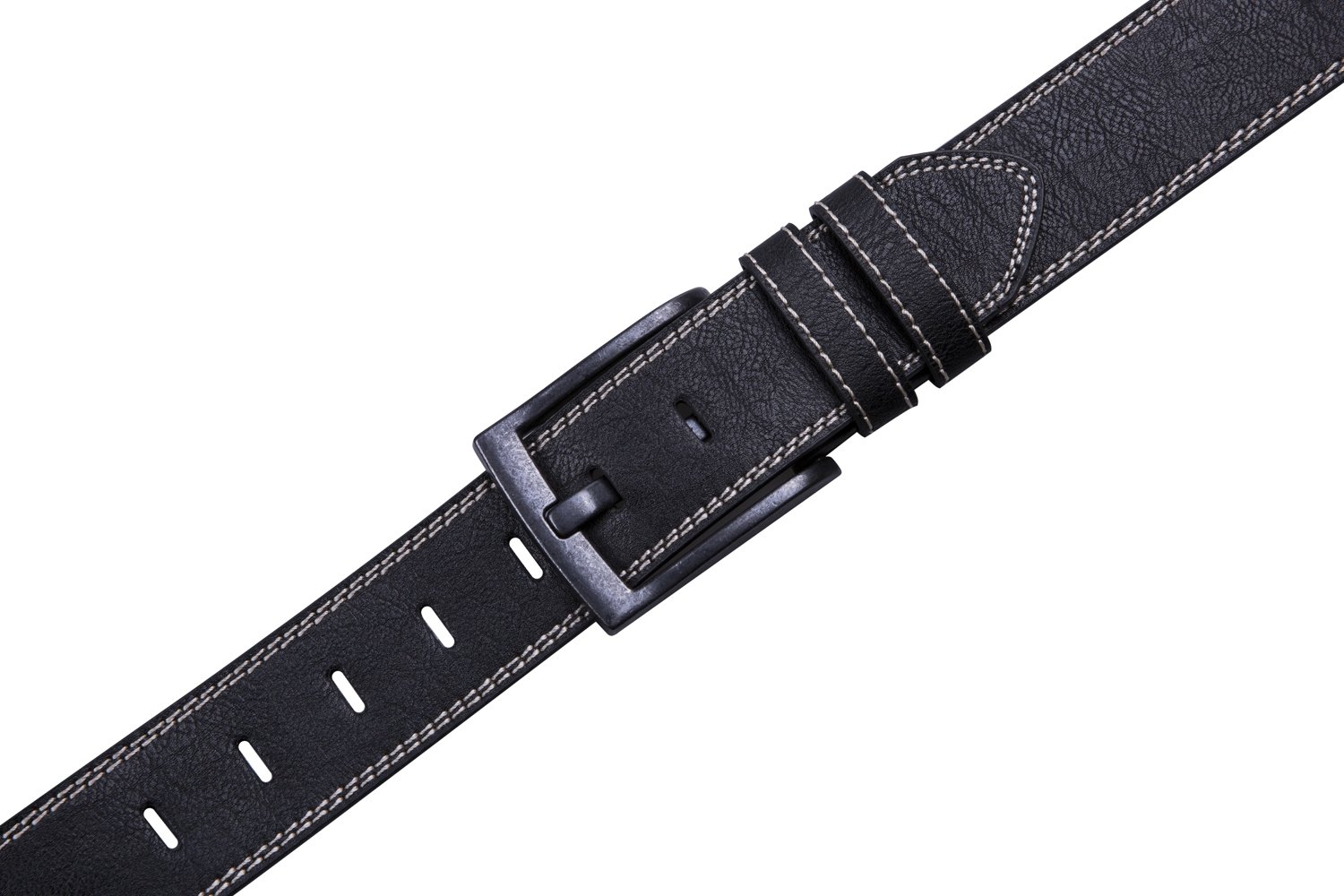 PU Leather Single Prong Buckle Belt LA3001 - Image 5