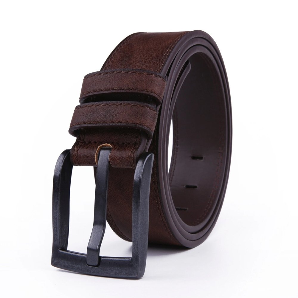 PU Leather Single Prong Buckle Belt LA3001 - Image 6