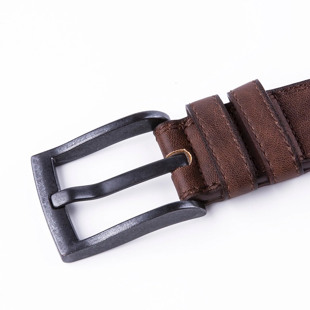 PU Leather Single Prong Buckle Belt LA3001 - Image 8