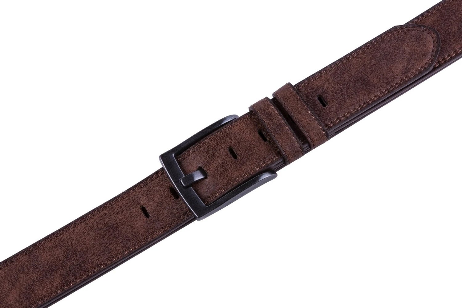 PU Leather Single Prong Buckle Belt LA3001 - Image 9