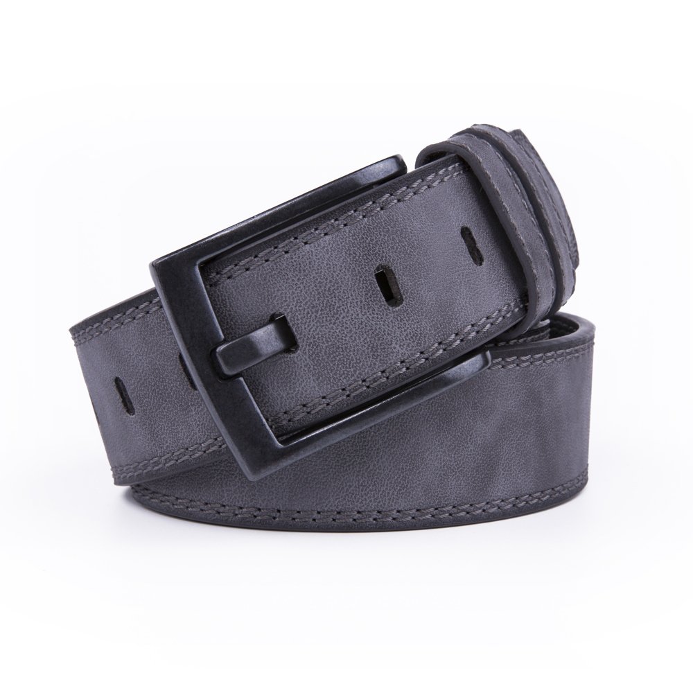 PU Leather Single Prong Buckle Belt LA3001 - Image 11