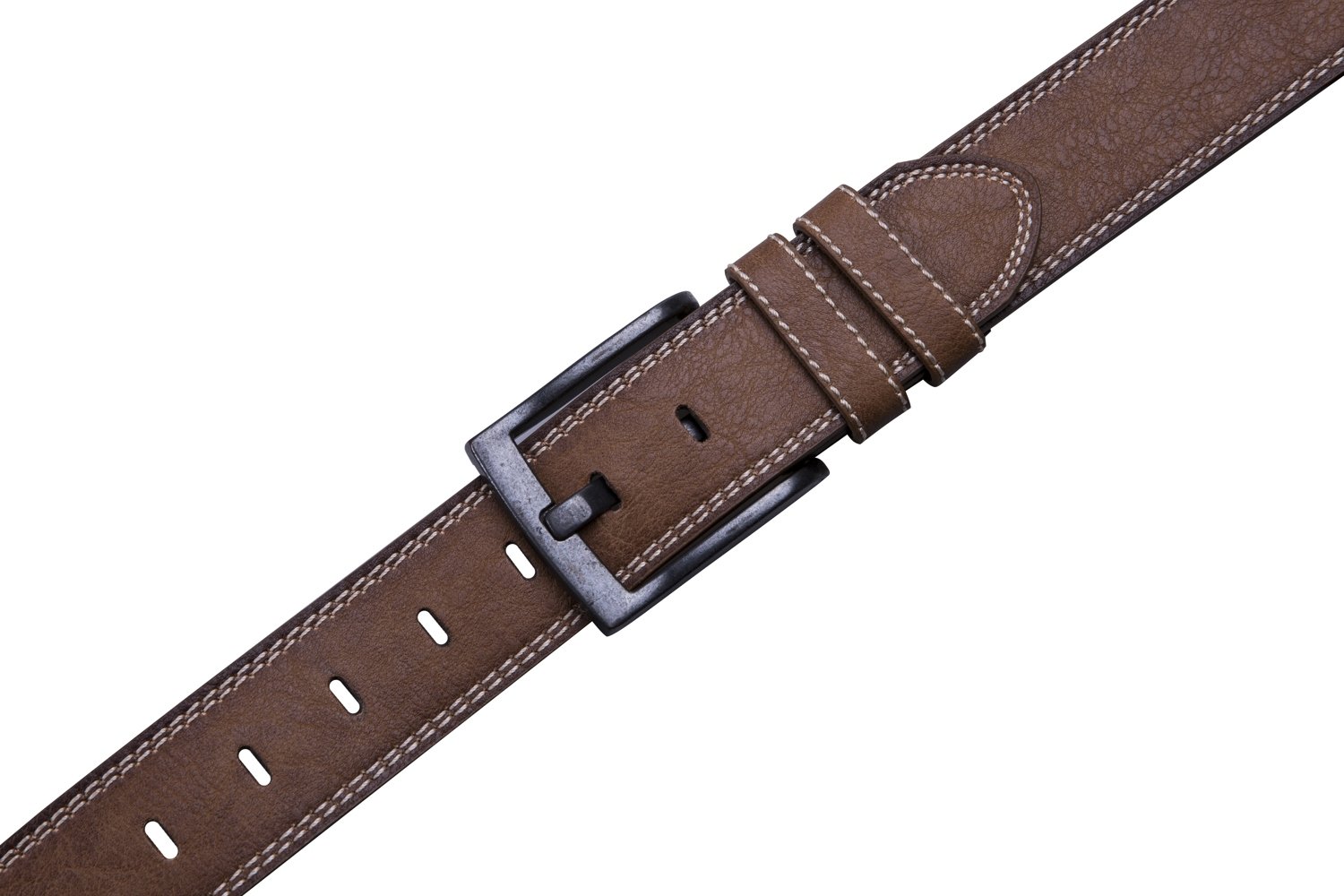 PU Leather Single Prong Buckle Belt LA3001 - Image 16