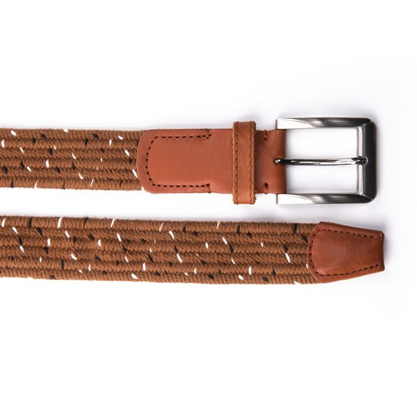 Unisex Casual Multicolor Cotton Braided Belt LA1121 - Image 3