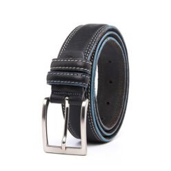Alternative view of Casual Dress Black Full Grain Leather Mens Designer Belt