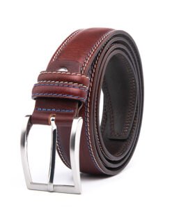 Casual Dress Black Full Grain Leather Mens Designer Belt