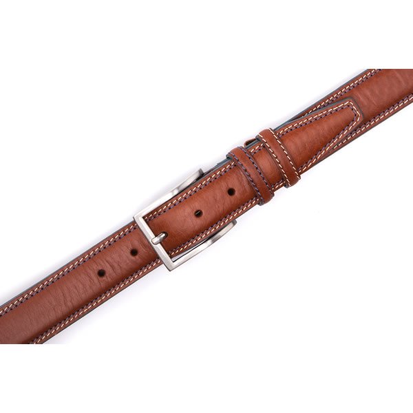 Casual Dress Black Full Grain Leather Mens Designer Belt - Image 10