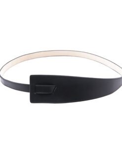 PU Leather  Knotted Tie  Waist Dress Belts Without Buckle For Ladies