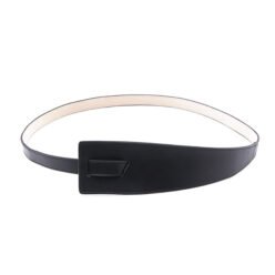 PU Leather  Knotted Tie  Waist Dress Belts Without Buckle For Ladies