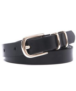 Custom Strap Wrap Genuine Leather Dresses Belts with Pin Buckle for Ladies Women Formal