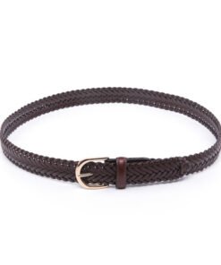 Alternative view of Ladies Braided Woven Leather Belts Handmade for Woman