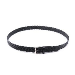 Ladies German Bonded Leather Web Braided Belts Casual Women
