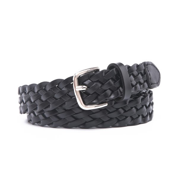 Ladies German Bonded Leather Web Braided Belts Casual Women - Image 4