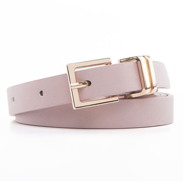 Lady Strap Wrap Fashion Belt with Pin Buckle Plus Two Metal Loops - Image 3