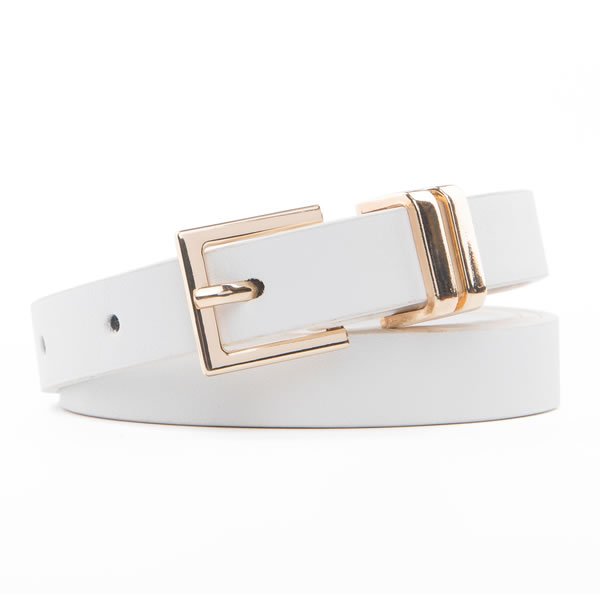 Lady Strap Wrap Fashion Belt with Pin Buckle Plus Two Metal Loops - Image 4