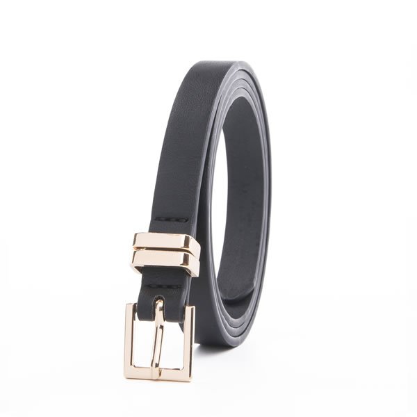 Lady Strap Wrap Fashion Belt with Pin Buckle Plus Two Metal Loops - Image 7
