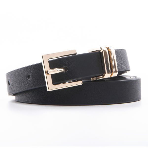 Lady Strap Wrap Fashion Belt with Pin Buckle Plus Two Metal Loops - Image 9