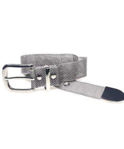 Womens Mesh Motorcycle Fashion Silver Western Chain Belts