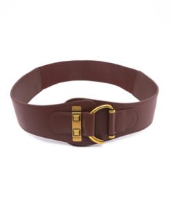 Ladies Wilde Elastic Corset Waist Belt  with Interlocking  Half-D Ring Buckle