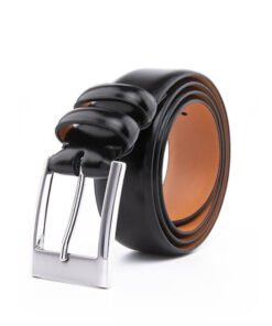 Vintage Classic Brown Genuine Leather Belt for Men