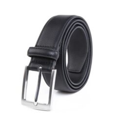 Dress Black PU Leather Belt Men CA1105