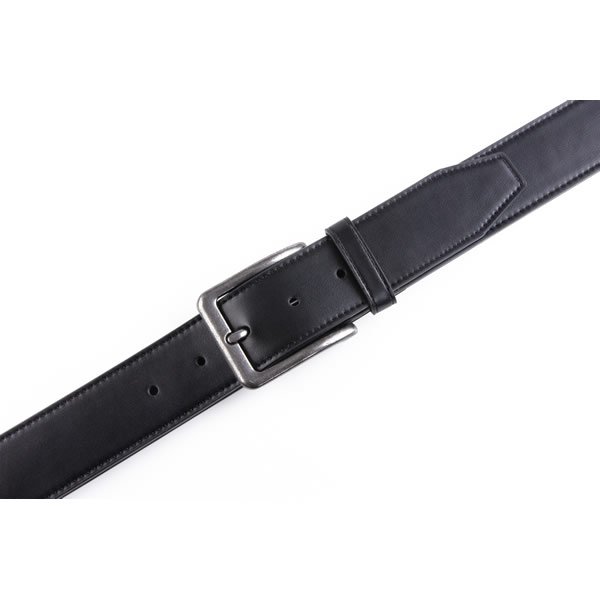 Causual Antique Black PU Leather Belt Men CA2001 - Image 5