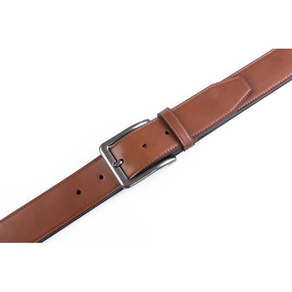 Causual Antique Black PU Leather Belt Men CA2001 - Image 6