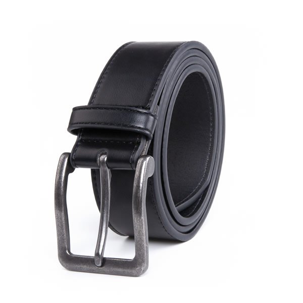 Causual Antique Black PU Leather Belt Men CA2001 - Image 8