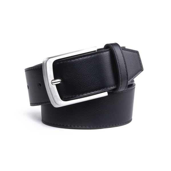 Casual Dress Black PU Leather Belt for Men - Image 3
