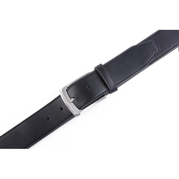 Casual Dress Black PU Leather Belt for Men - Image 5
