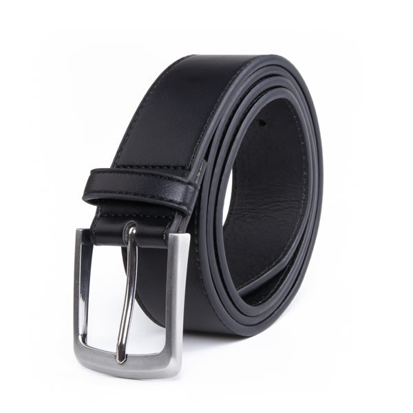Casual Dress Black PU Leather Belt for Men - Image 8