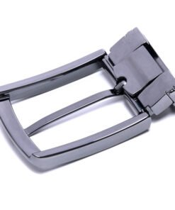 Alternative view of Leather Belt for Men Clip Metal Belt Buckle Black