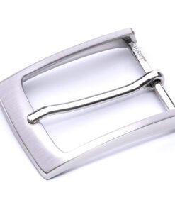 Silver Alloy Pin Buckles for Men Leather Belts