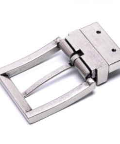 Alternative view of Casual Belt Reversible Antique Silver Belt Buckles